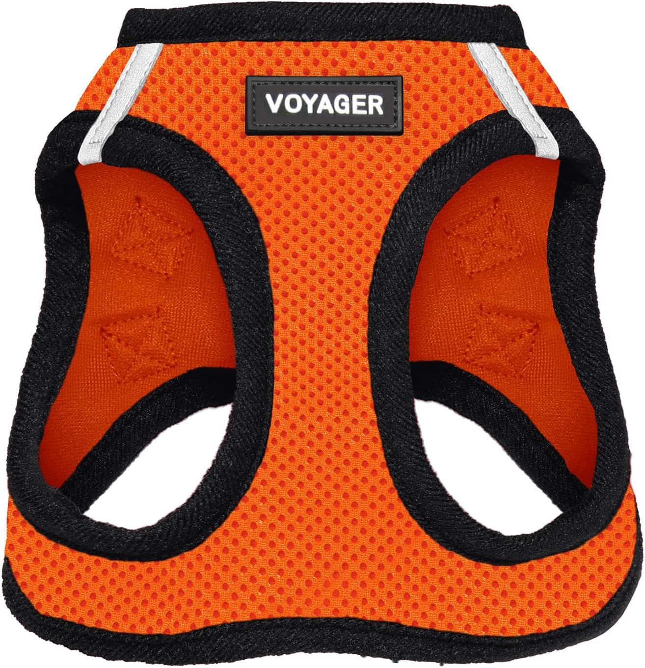 Best Pet Supplies Voyager Step-in Air Harness - All Weather Mesh, Reflective, No Pull Harness for Dogs, Cats - Secure with Hook & Loop Fastener, Buckle, Double D-Rings - Fuchsia, S