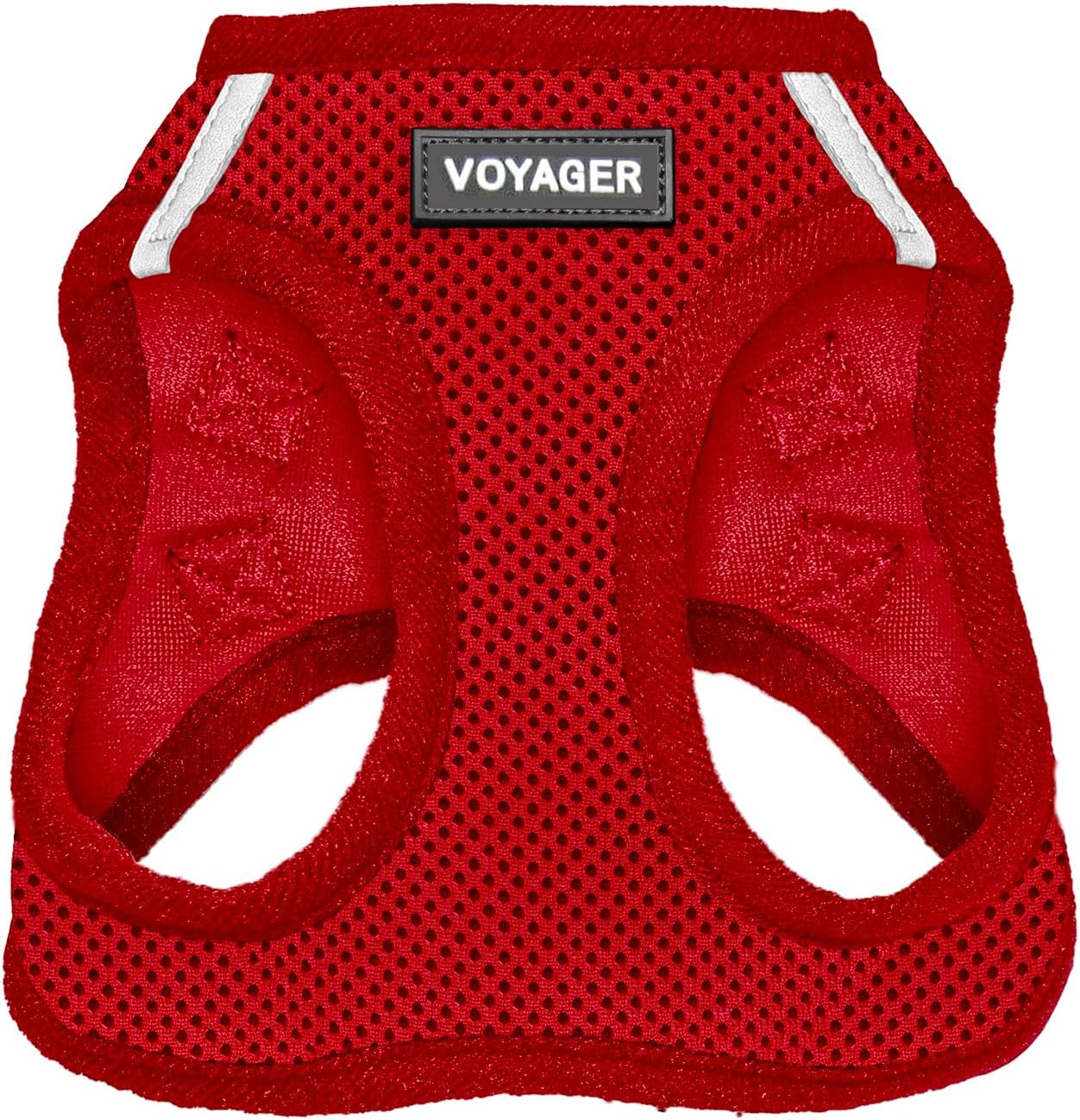 Best Pet Supplies Voyager Step-in Air Harness - All Weather Mesh, Reflective, No Pull Harness for Dogs, Cats - Secure with Hook & Loop Fastener, Buckle, Double D-Rings - Fuchsia, S